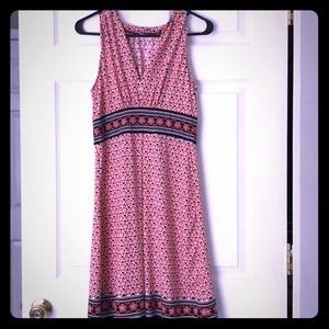 Max Studio Red/blue print dress